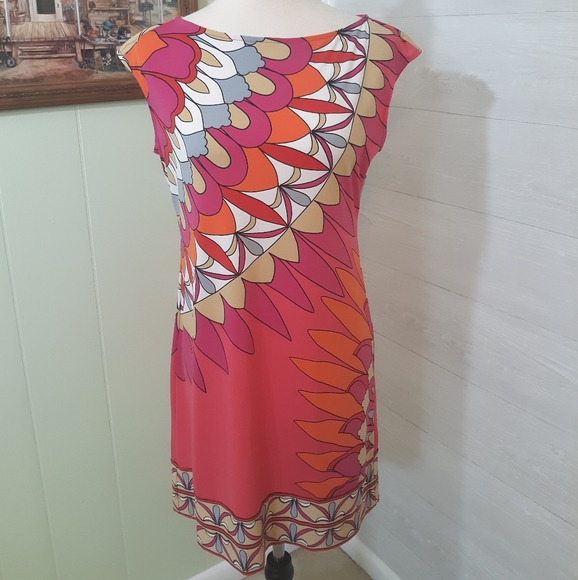 Donna Morgan retro stretchy dress sz 6 *T - Picture 2 of 5